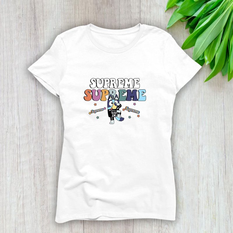 Bluey Happy Halloween Supreme Lady T-Shirt Women Tee LTL9278