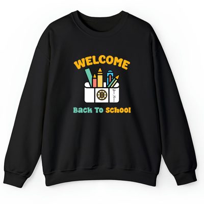 Boston Bruins X Welcome Back To School X Custom Name Unisex Hoodie TAH10691