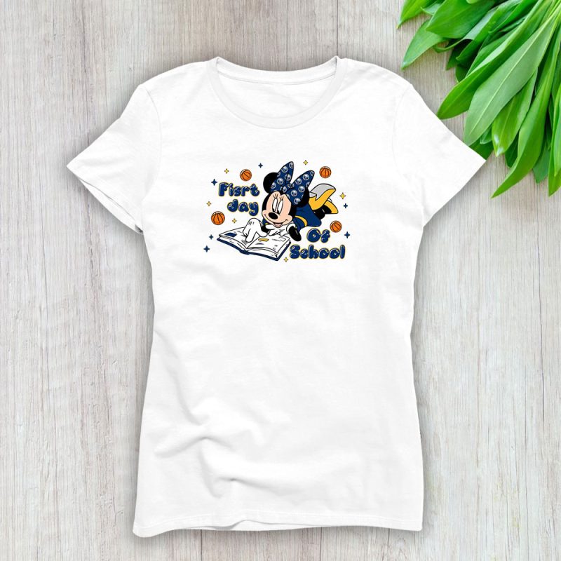 Buffalo Sabres X Welcome Back To School Gift X Minnie Mouse Lady T-Shirt Women Tee LTL11230