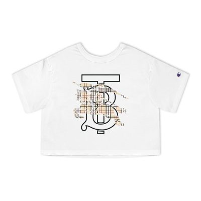 Burberry Logo Luxury Champion Lady Crop-Top T-Shirt CTB2452