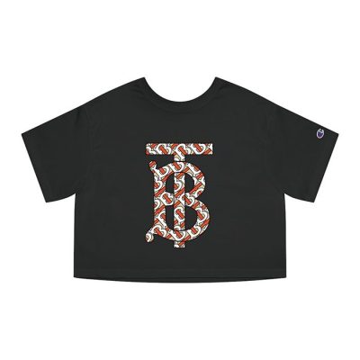 Burberry Logo Luxury Champion Lady Crop-Top T-Shirt CTB2464