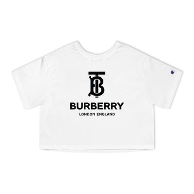 Burberry London Logo Luxury Champion Lady Crop-Top T-Shirt CTB2468