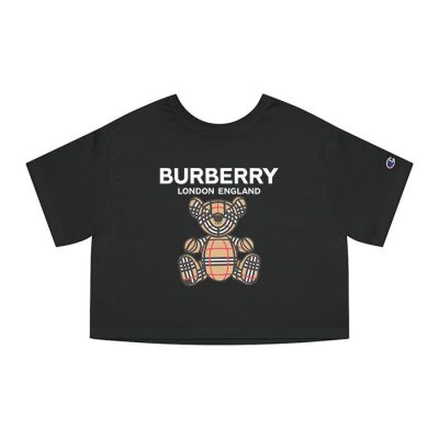 Burberry London Teddy Bear Champion Lady Crop-Top T-Shirt CTB2460