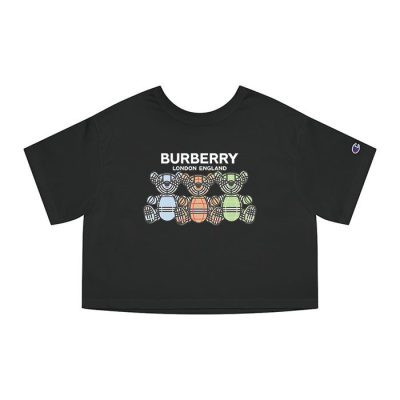 Burberry London Teddy Bear Champion Lady Crop-Top T-Shirt CTB2462