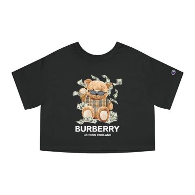 Burberry London Teddy Bear Champion Lady Crop-Top T-Shirt CTB2465
