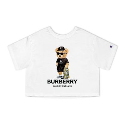 Burberry London Teddy Bear Champion Lady Crop-Top T-Shirt CTB2476