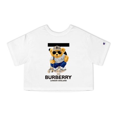 Burberry London Teddy Bear Champion Lady Crop-Top T-Shirt CTB2477