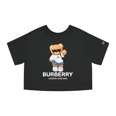 Burberry London Teddy Bear Champion Lady Crop-Top T-Shirt CTB2478