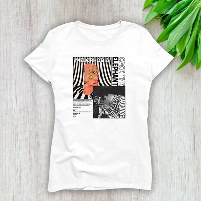 Cage The Elephant Melophobia Album Aesthetic Pop Album Lady T-Shirt Women Tee LTL12480