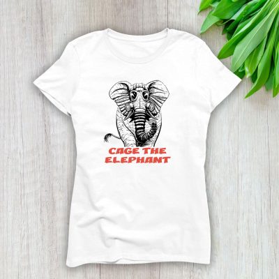 Cage The Elephant Melophobia Album Aesthetic Pop Album Lady T-Shirt Women Tee LTL12486