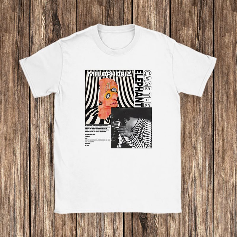 Cage The Elephant Melophobia Album Aesthetic Pop Album Unisex T-Shirt Cotton Tee TAT12480