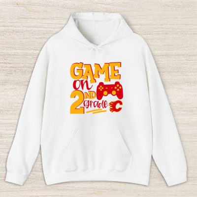 Calgary Flames X Game On X Schools Back X Custom Number Unisex Hoodie TAH10700