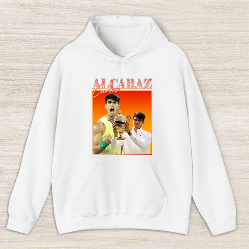 Carlos Alcaraz Winner Wimbledon 2024 X Alcarazarmy X Defending Champion Unisex Hoodie TAH12564