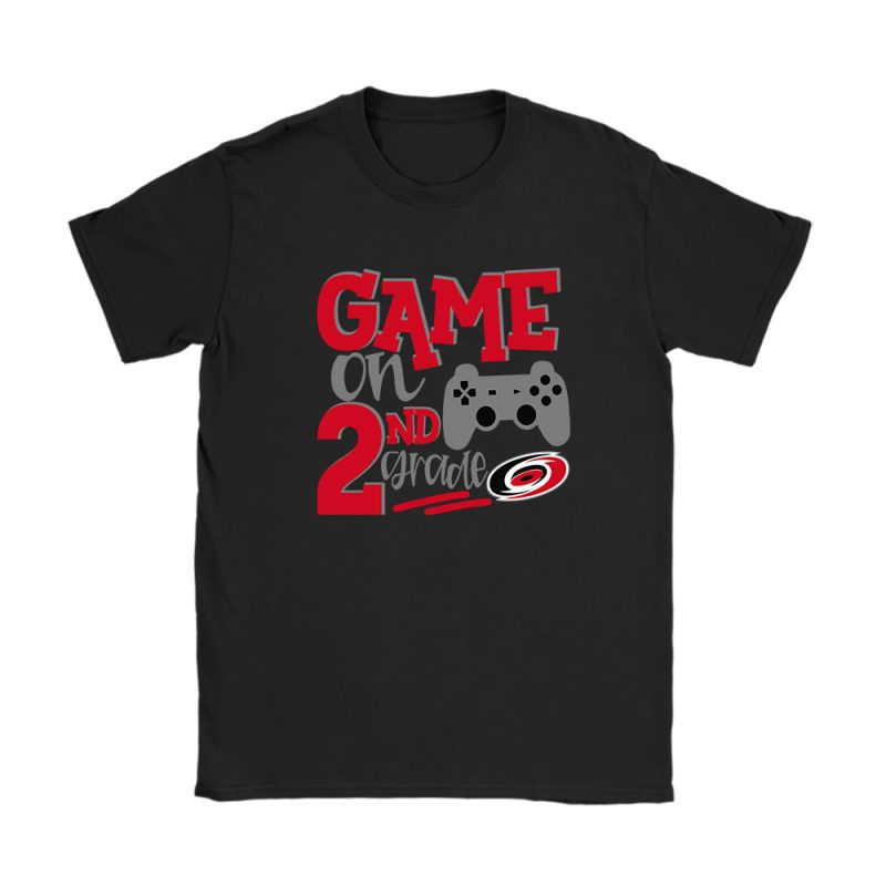 Carolina Hurricanes X Game On X Schools Back X Custom Number Unisex T-Shirt Cotton Tee TAT10694