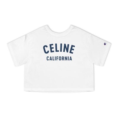 Celine California 70’S Luxury Champion Lady Crop-Top T-Shirt CTB2779