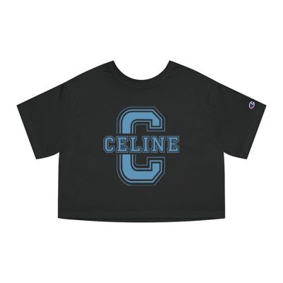 Celine Logo Luxury Champion Lady Crop-Top T-Shirt CTB2786