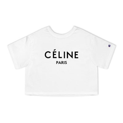 Celine Paris Luxury Champion Lady Crop-Top T-Shirt CTB2808