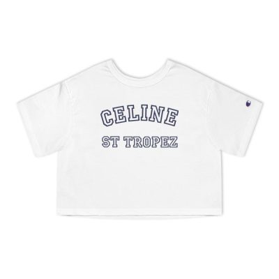 Celine St Trope 70'S Champion Lady Crop-Top T-Shirt CTB2785