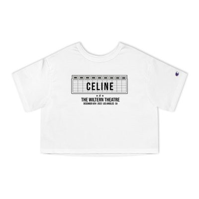 Celine The Wiltern Theatre Champion Lady Crop-Top T-Shirt CTB2812