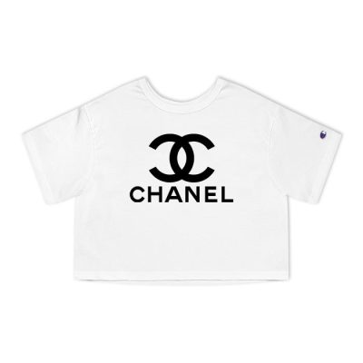 Chanel Original Logo Champion Lady Crop-Top T-Shirt CTB2631