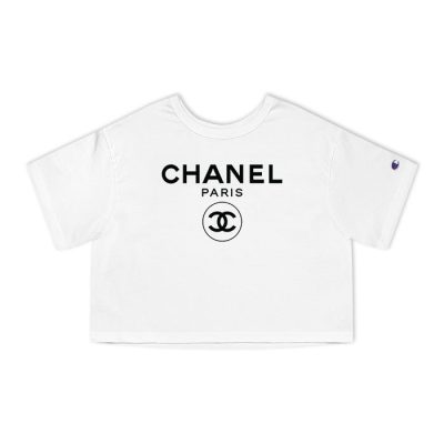 Chanel Paris Original Logo Champion Lady Crop-Top T-Shirt CTB2632