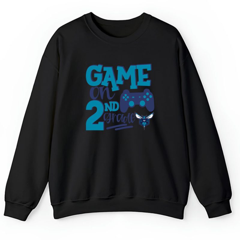 Charlotte Hornets X Game On X Custom Number Grade Unisex Hoodie TAH10491