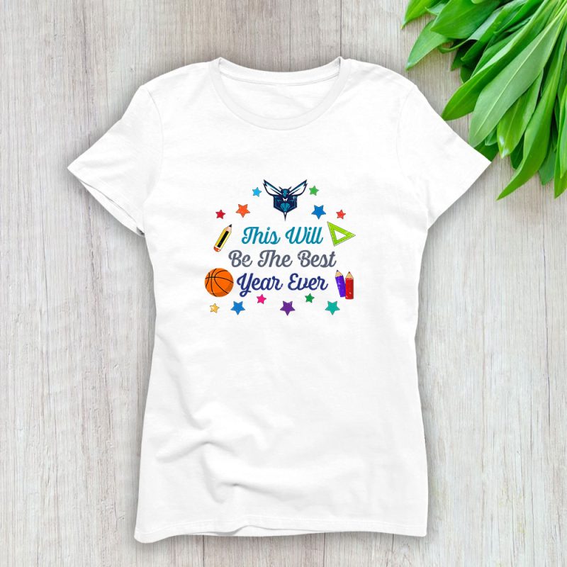 Charlotte Hornets X Welcome Back To School Gift Lady T-Shirt Women Tee LTL10489