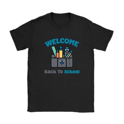 Charlotte Hornets X Welcome Back To School X Custom Name Unisex T-Shirt Cotton Tee TAT10492