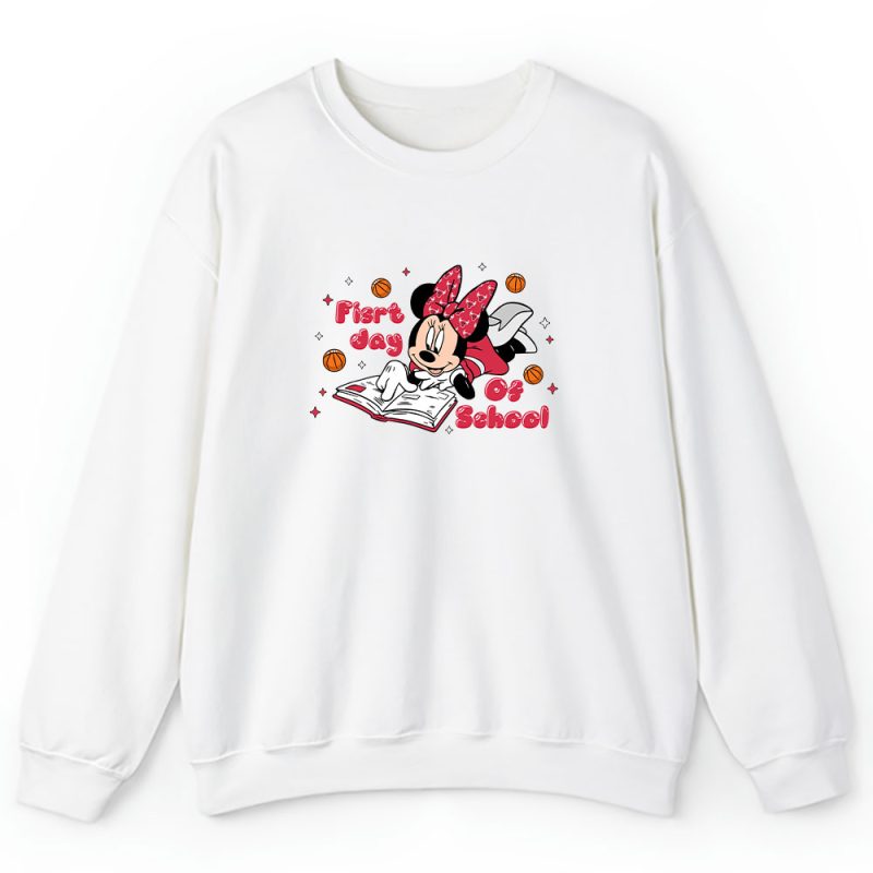 Chicago Bulls X Welcome Back To School Gift X Minnie Mouse Unisex Sweatshirt TAS9358