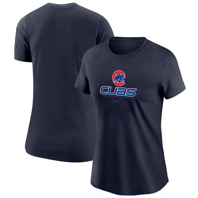 Chicago Cubs Team MLB Baseball X City Connect Lady T-Shirt Women Tee LTL9086