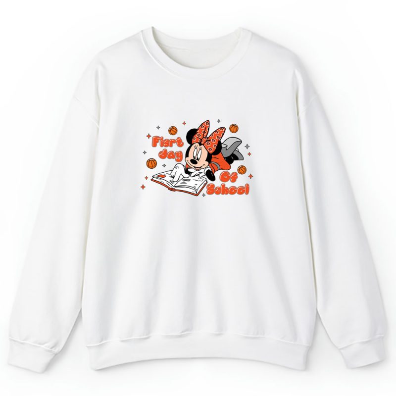 Cincinnati Bengals X Welcome Back To School Gift X Minnie Mouse Unisex Sweatshirt TAS11143