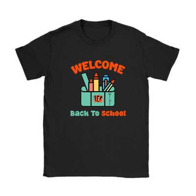 Cincinnati Bengals X Welcome Back To School X Custom Name Unisex T-Shirt Cotton Tee TAT10635