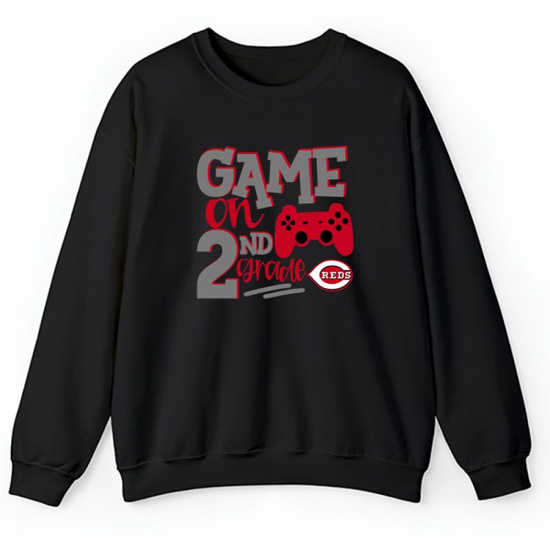 Cincinnati Reds X Game On X Schools Back X Custom Number Grade Unisex Hoodie TAH10426