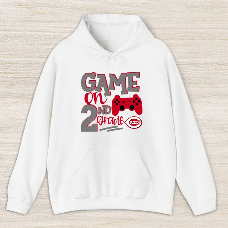 Cincinnati Reds X Game On X Schools Back X Custom Number Grade Unisex Hoodie TAH10426