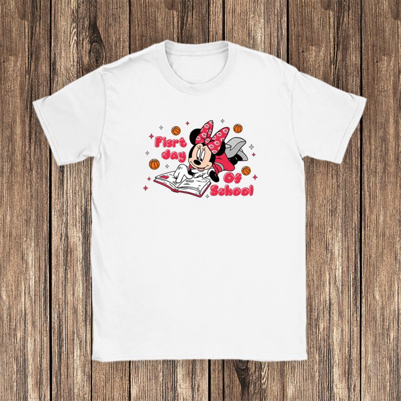 Cincinnati Reds X Welcome Back To School Gift X Minnie Mouse Unisex T-Shirt Cotton Tee TAT11053