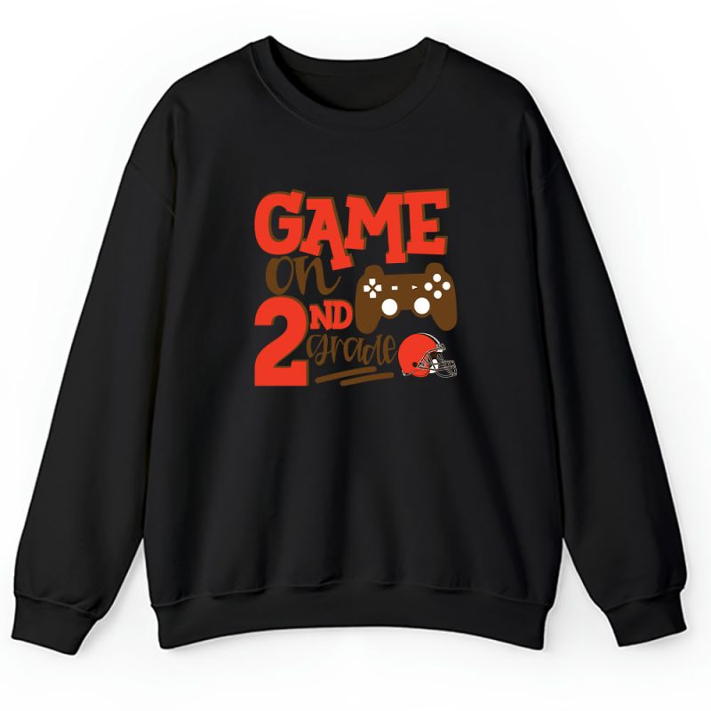 Cleveland Browns X Game On X Schools Back X Custom Number Grade Unisex Hoodie TAH10636