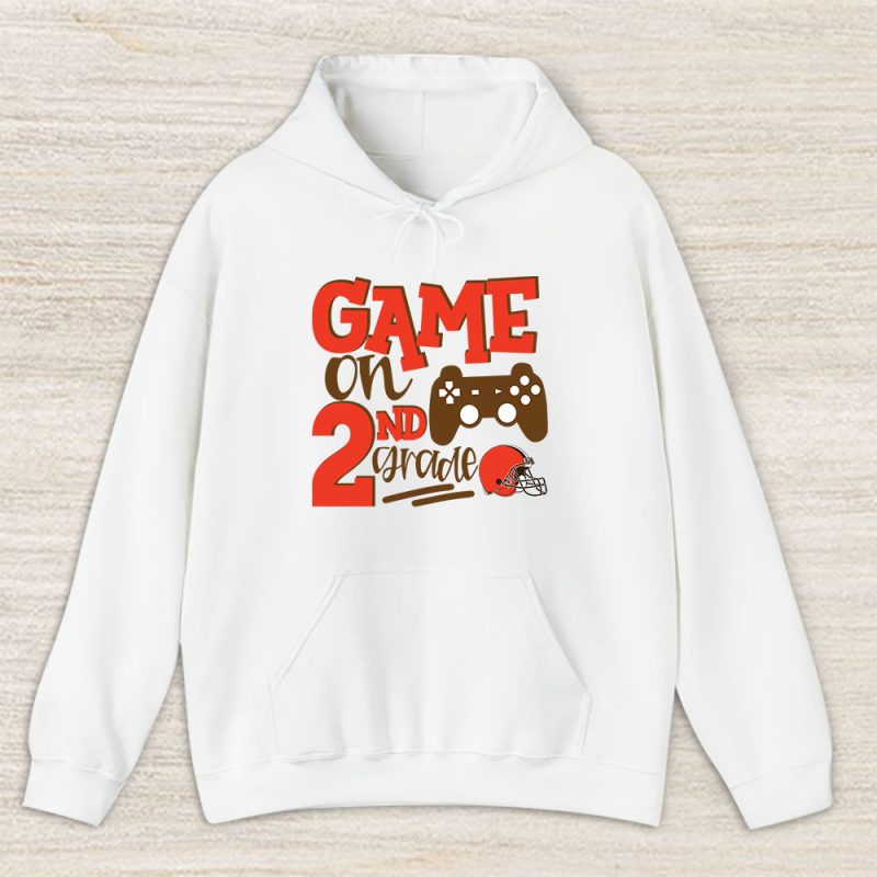 Cleveland Browns X Game On X Schools Back X Custom Number Grade Unisex Hoodie TAH10636