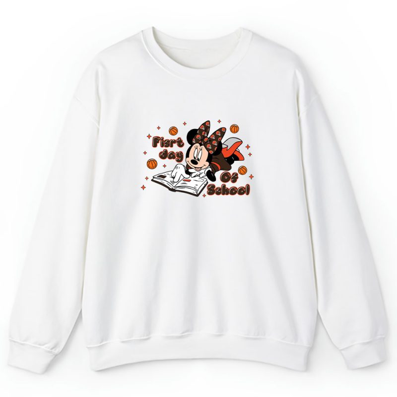 Cleveland Browns X Welcome Back To School Gift X Minnie Mouse Unisex Sweatshirt TAS11146