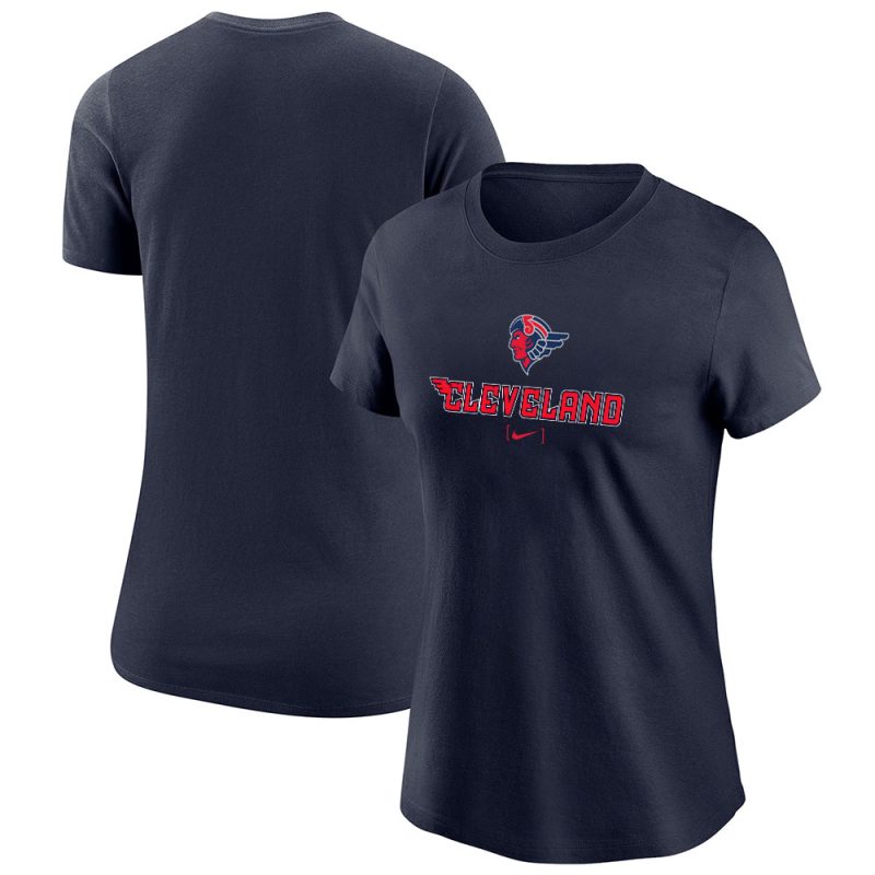 Cleveland Guardians Team MLB Baseball X City Connect Lady T-Shirt Women Tee LTL9089