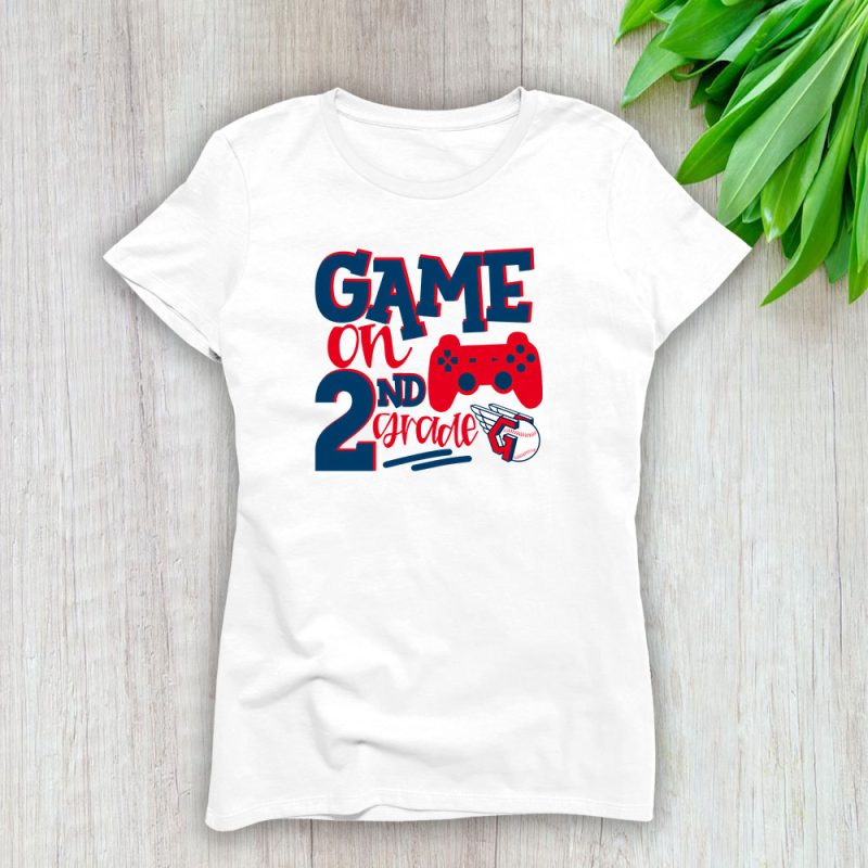 Cleveland Guardians X Game On X Schools Back X Custom Number Grade Lady T-Shirt Women Tee LTL10428