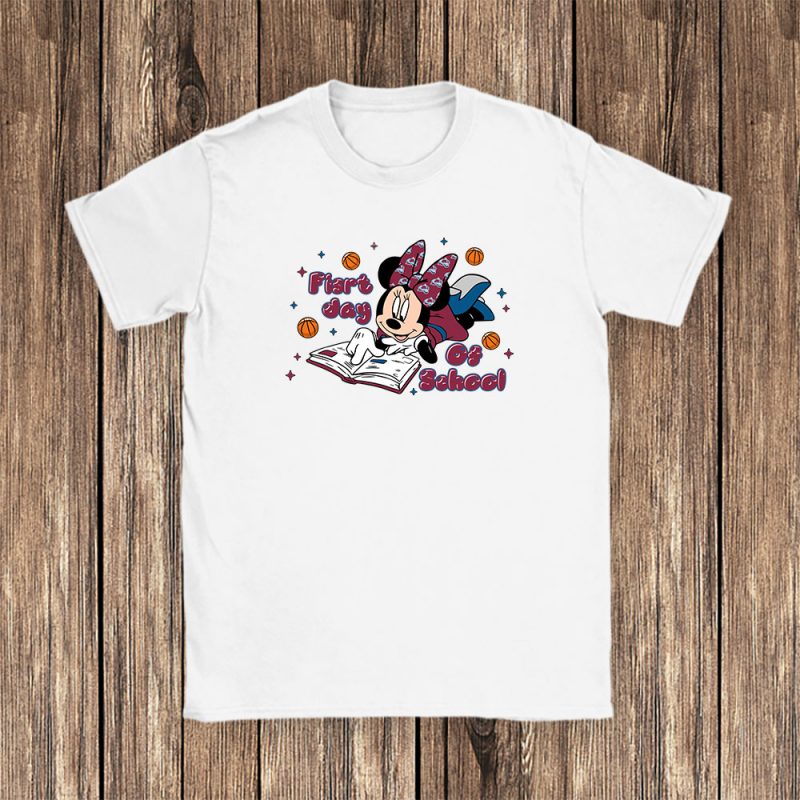 Colorado Avalanche X Welcome Back To School Gift X Minnie Mouse Unisex T-Shirt Cotton Tee TAT11245