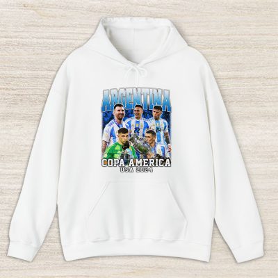 Copa America Ecuador 2024 X Argentina Winner X Defending Champion Unisex Hoodie TAH12574