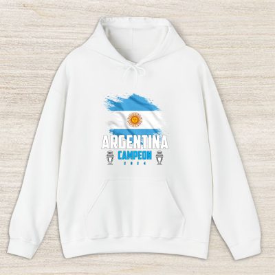 Copa America Usa 2024 X Argentina Winner X Campeones Unisex Hoodie TAH12578