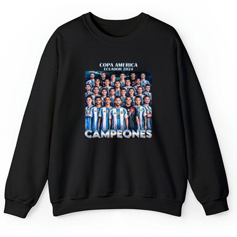 Copa America Usa 2024 X Argentina Winner X Campeones Unisex Sweatshirt TAS12576