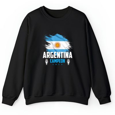 Copa America Usa 2024 X Argentina Winner X Campeones Unisex Sweatshirt TAS12578