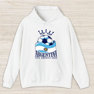 Copa America Usa 2024 X Argentina Winner X Soccer King Unisex Hoodie TAH12580