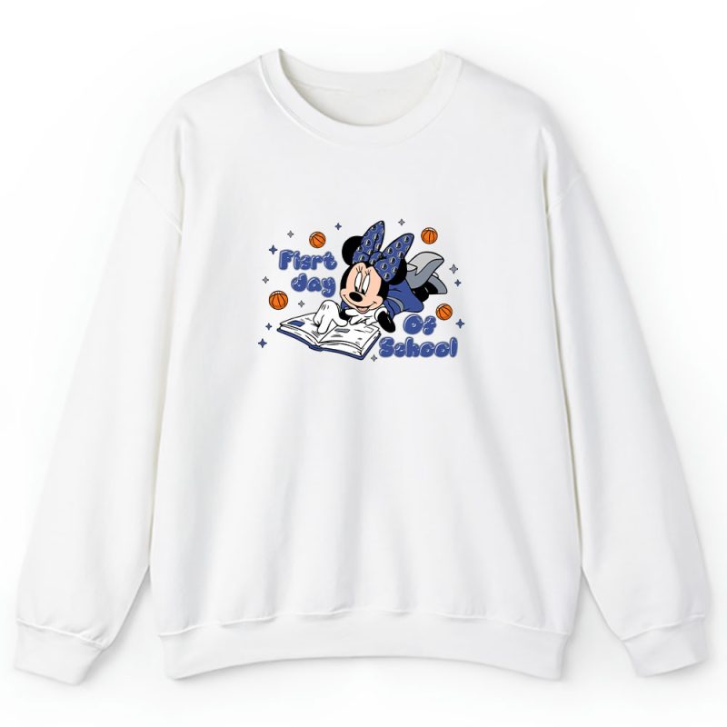 Dallas Mavericks X Welcome Back To School Gift X Minnie Mouse Unisex Sweatshirt TAS9364