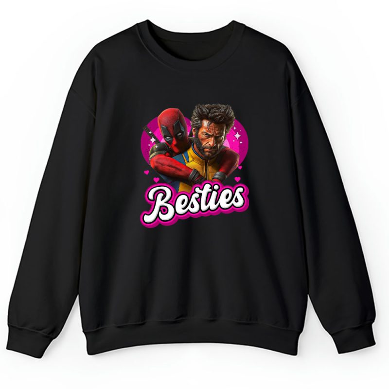 Deadpool And Wolverine Besties X Super Hero X Deadpool 3 Unisex Sweatshirt TAS8956