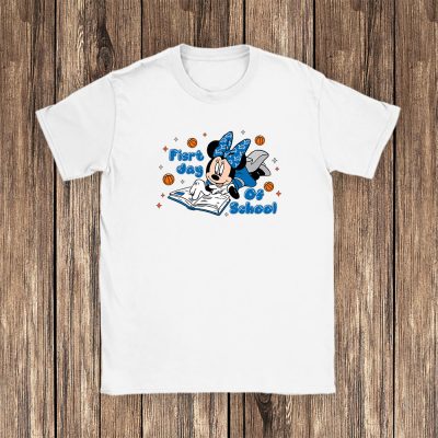 Detroit Lions X Welcome Back To School Gift X Minnie Mouse Unisex T-Shirt Cotton Tee TAT11155