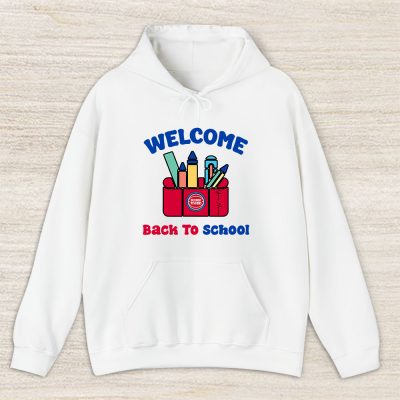 Detroit Pistons X Welcome Back To School X Custom Name Unisex Hoodie TAH10515